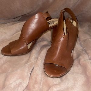 vince camuto brown heels